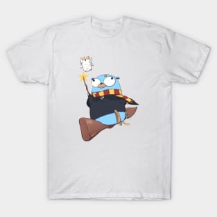 Golang Gopher Go Potter T-Shirt